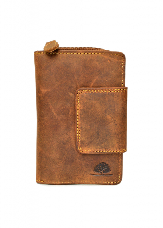 Vintage RV-Riegelbörse Leder